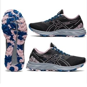 Asics Womens Gel Excite Trail Size 10 Black Running Shoes Sneakers 1012B051